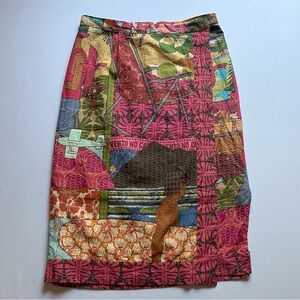 Colorful Patchwork Skirt